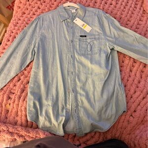 Calvin Klein Light Blue  Denim Shirt